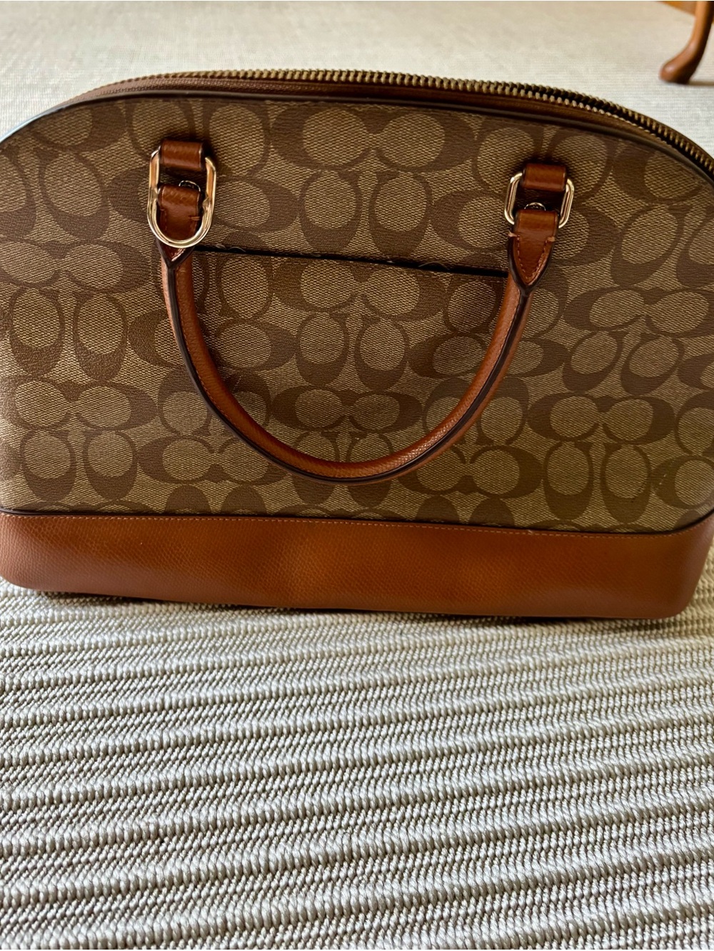 Coach Dome Sierra signature Brown Satchel - Picture 11 of 16